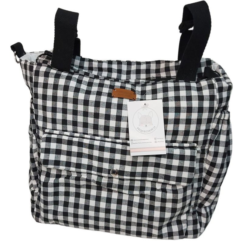 Bolso vichy negro
