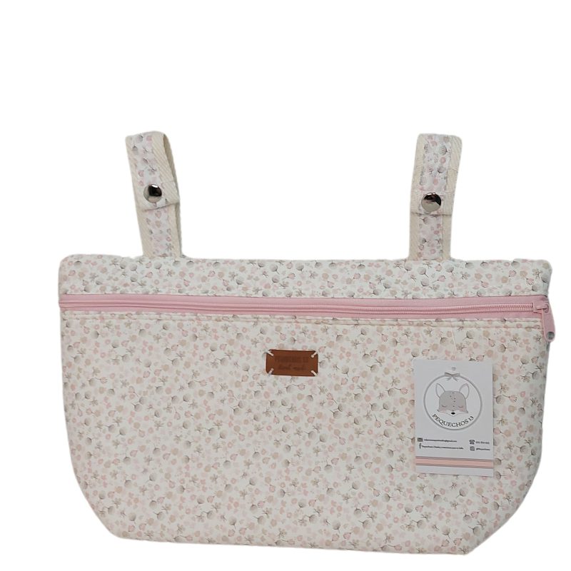 Bolso pocket flor rosa