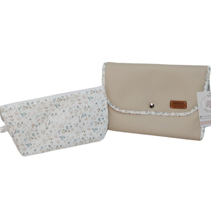 Neceser polipiel camel