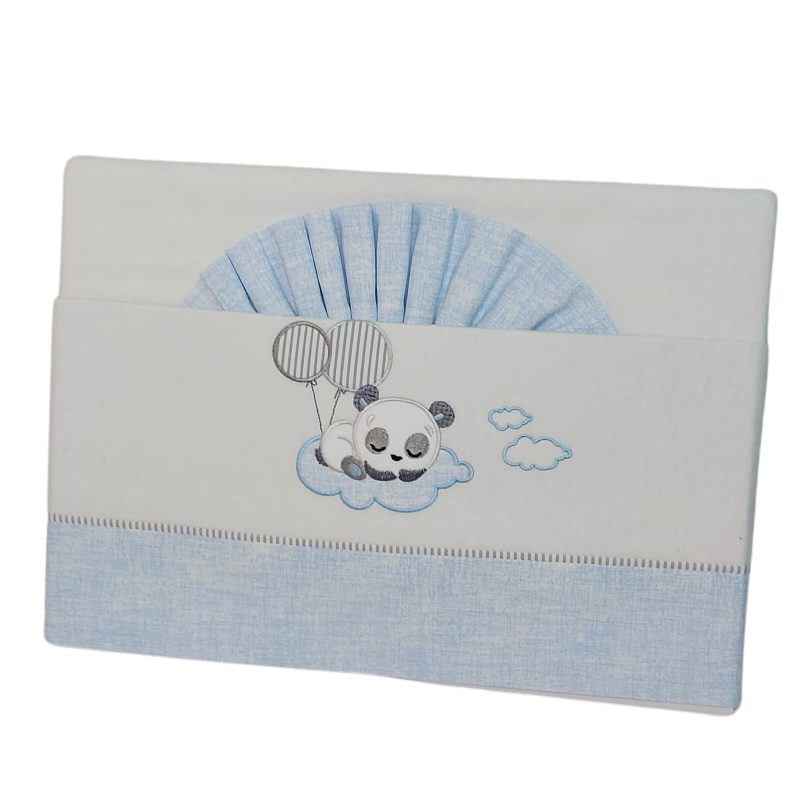 Conjunto sabanas de franela azul