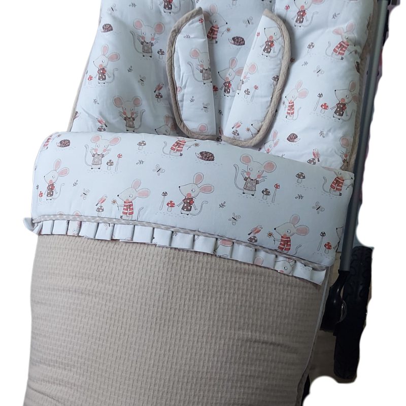 Saco silla camel y ratitas