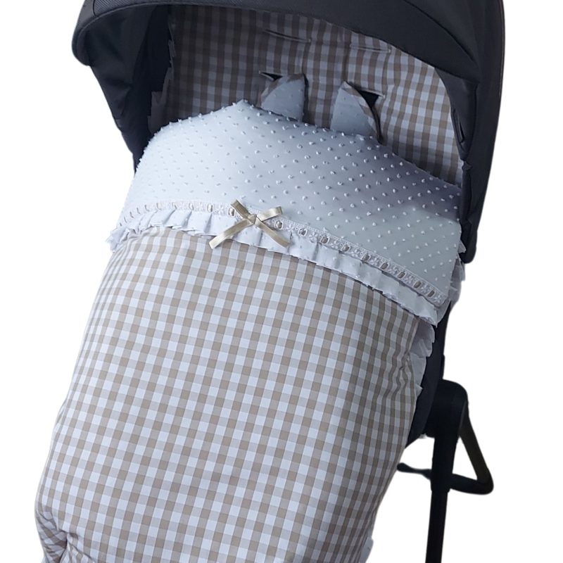 Saco silla vichy camel