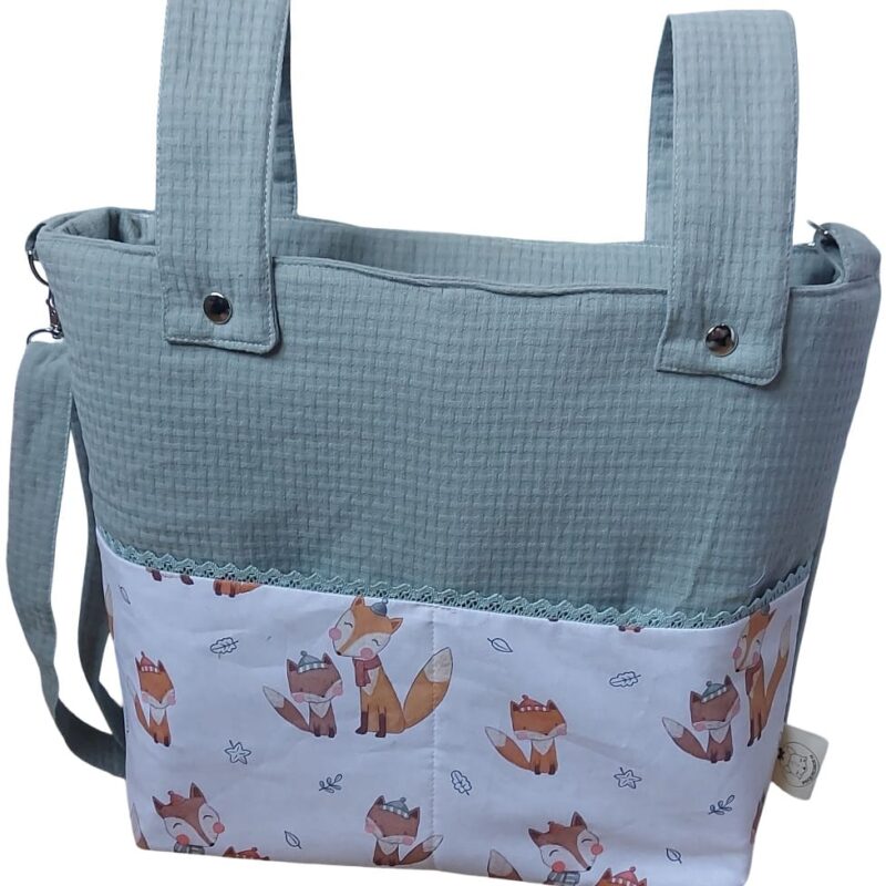 Bolso panera zorros bosque