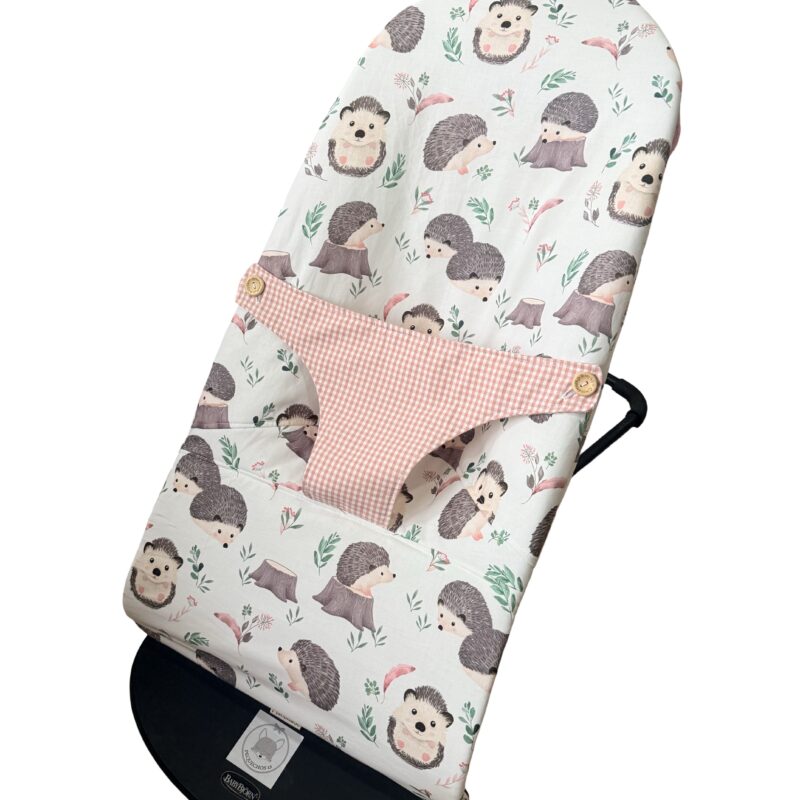 Funda hamaca erizos vichy rosa